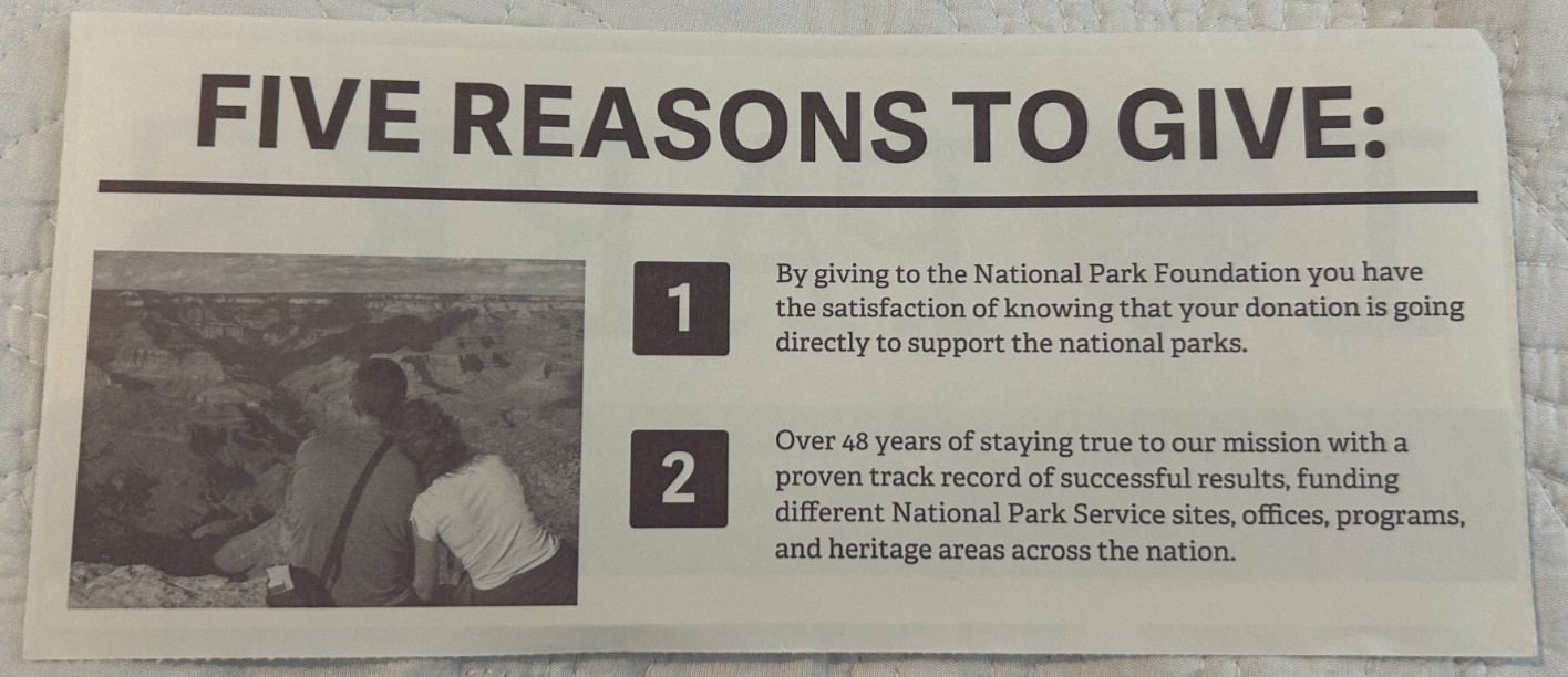 Vintage I ❤️ Parks National Park Foundation Member – Bumper Sticker Vinyl