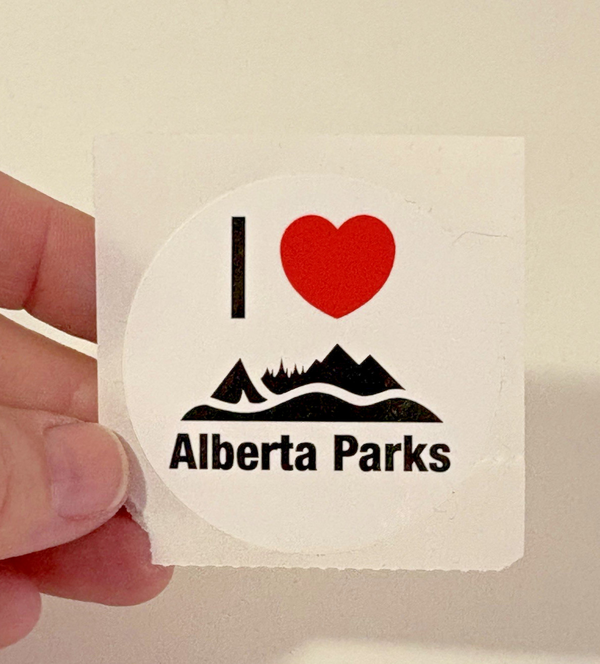 I Heart Love Alberta Parks Sticker Alberta Canada NEW