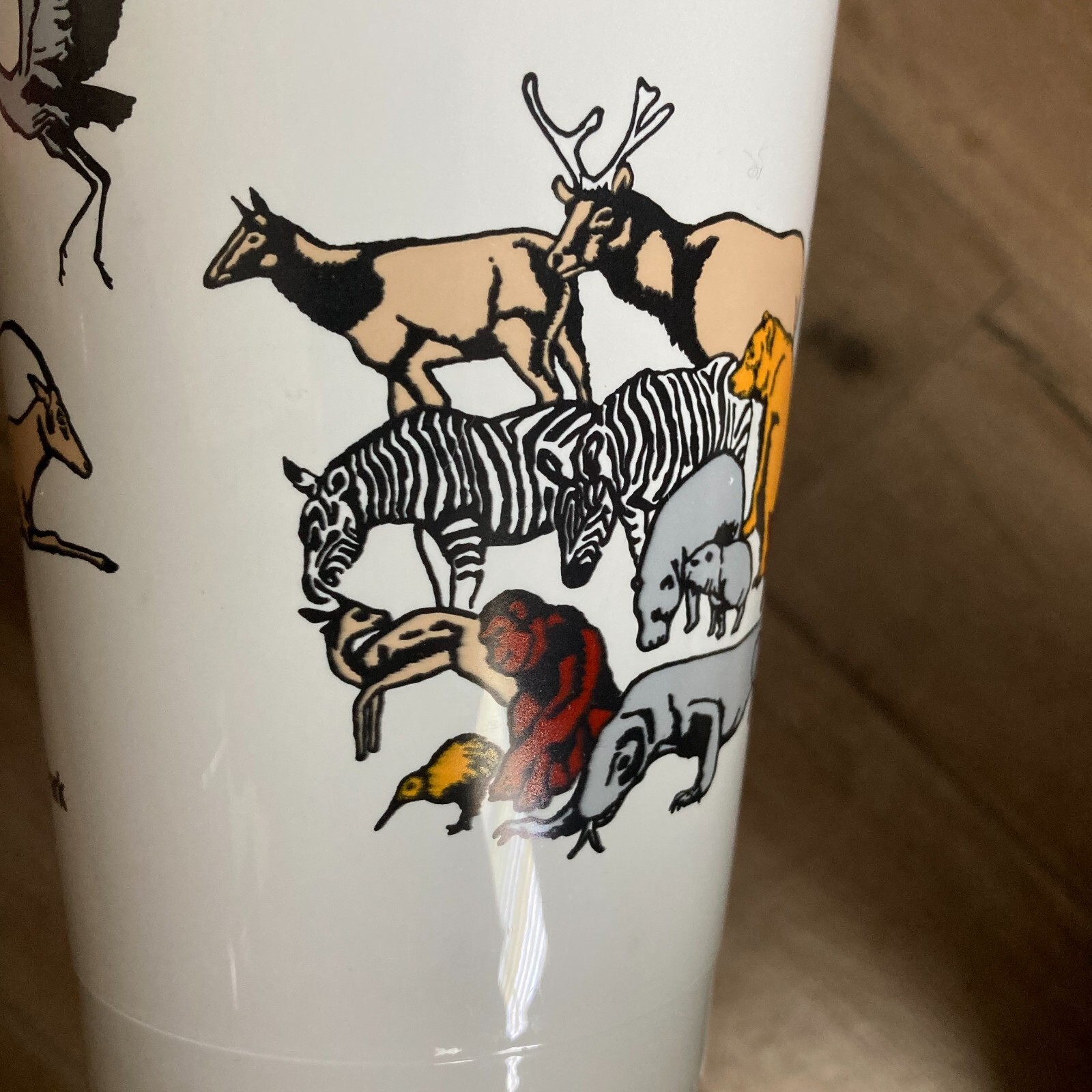 Pair of Smithsonian Institution National Zoological Park Cups