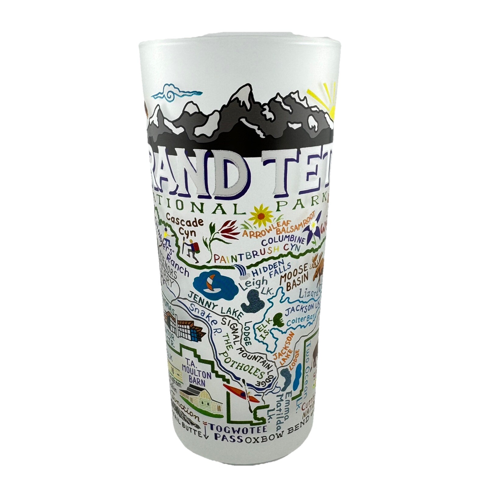 Catstudio 2020 Grand Teton National Park Glass Frosted Souvenir Ocean Thailand