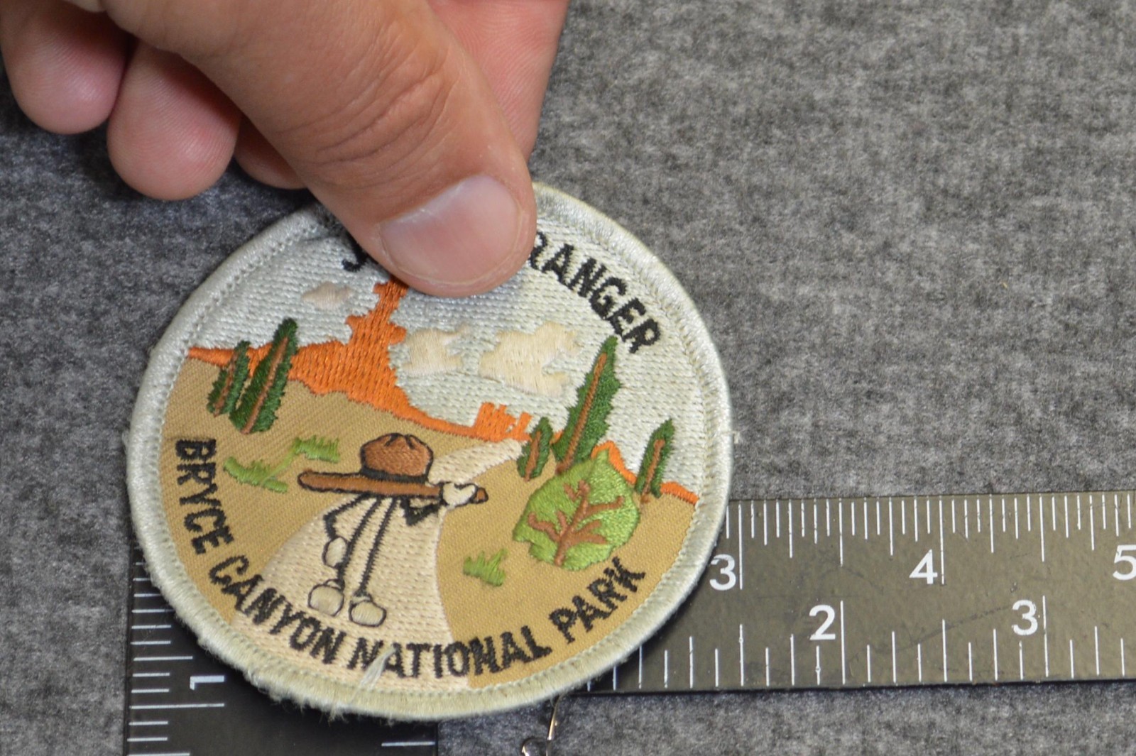 Bryce Canyon National Park Junior Ranger Embroidered Patch Circular