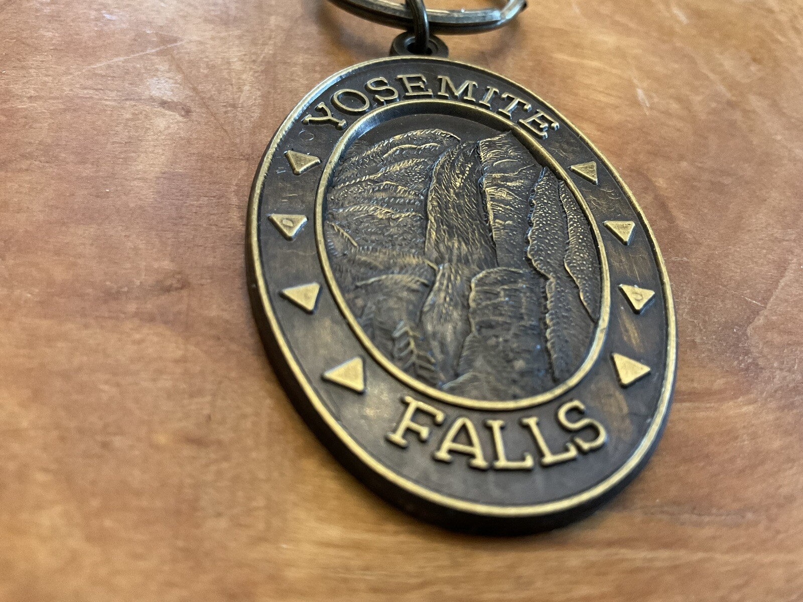 3D Yosemite Falls Key Ring, Key Fob, California Souvenir