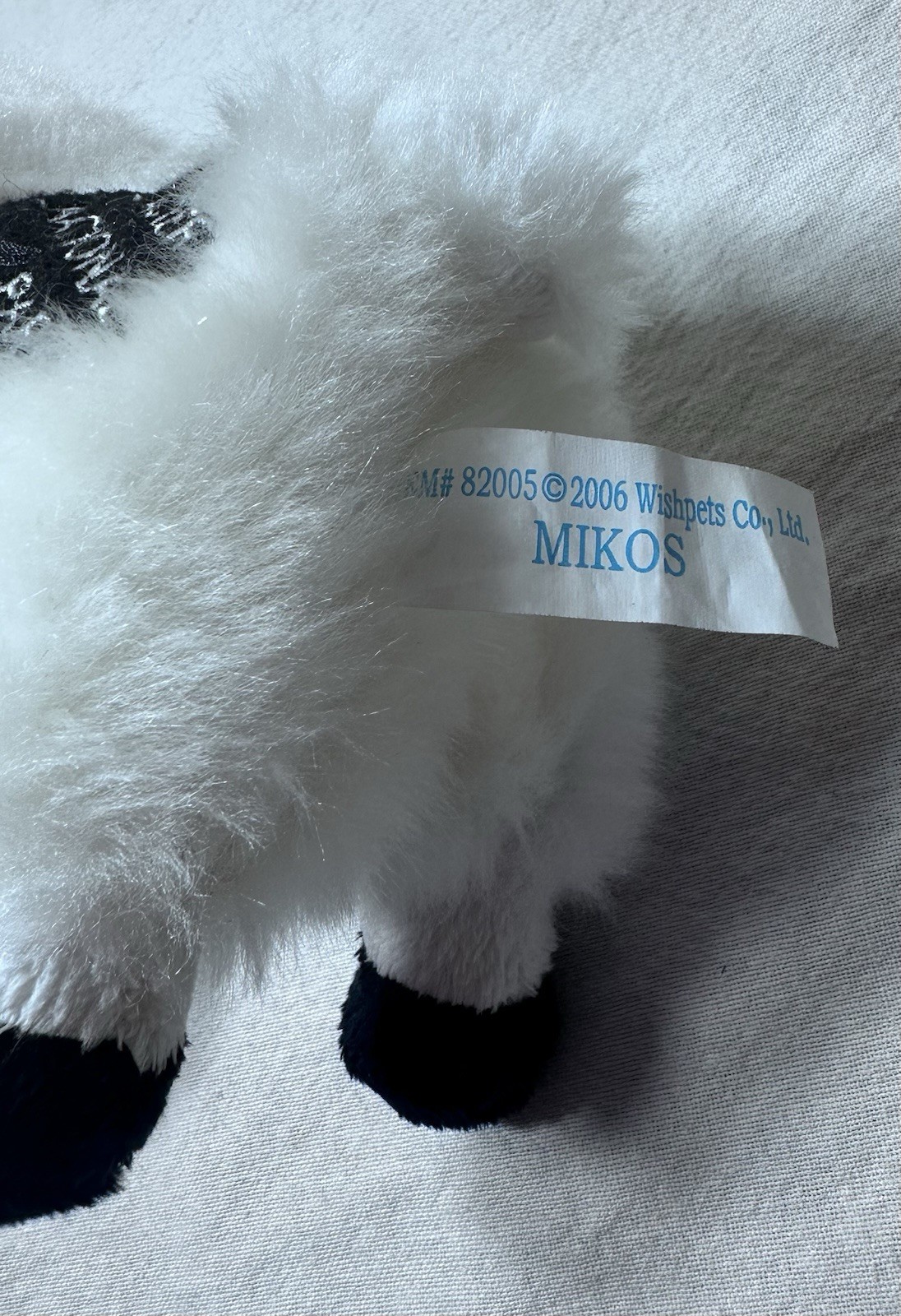 Glacier National Park Wishpets White Mountain Goat Plush Animal with tags