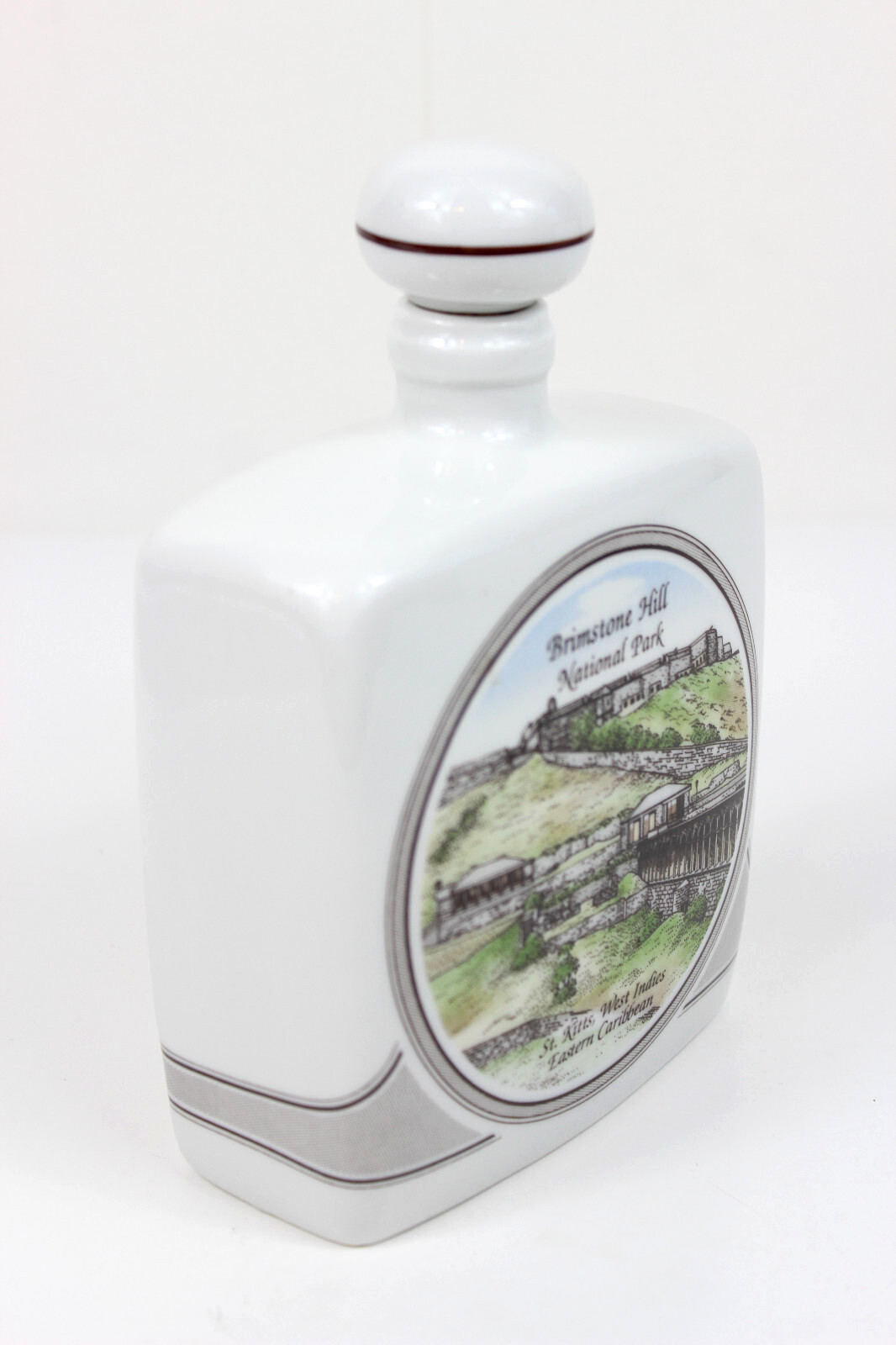 Brimstone Hill National Park Collectible Flask St Kitts West Indies Caribbean