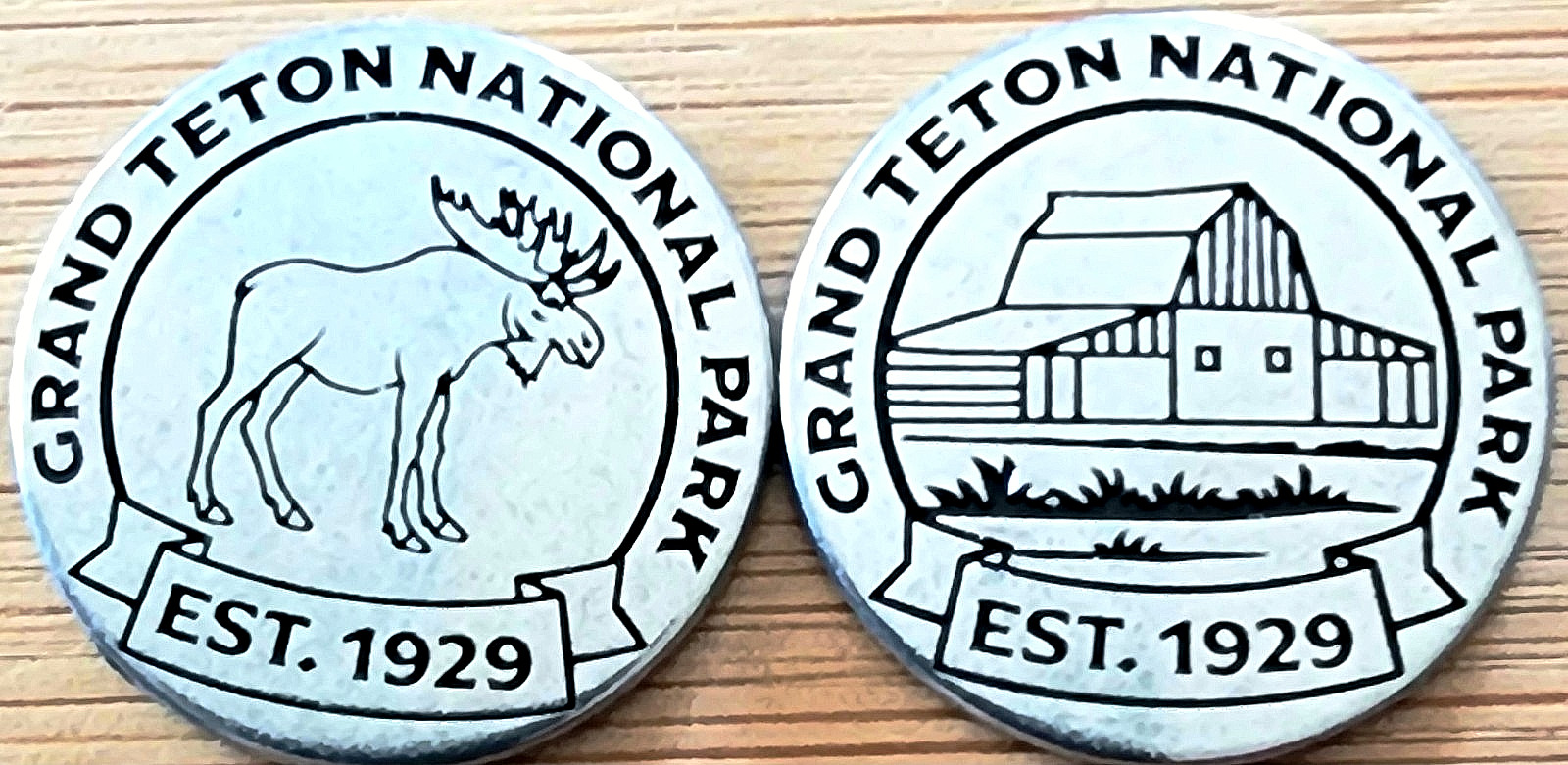 NEW RELEASE – GRAND TETON NATIONAL PARK – MOOSE TOKEN – WYOMING