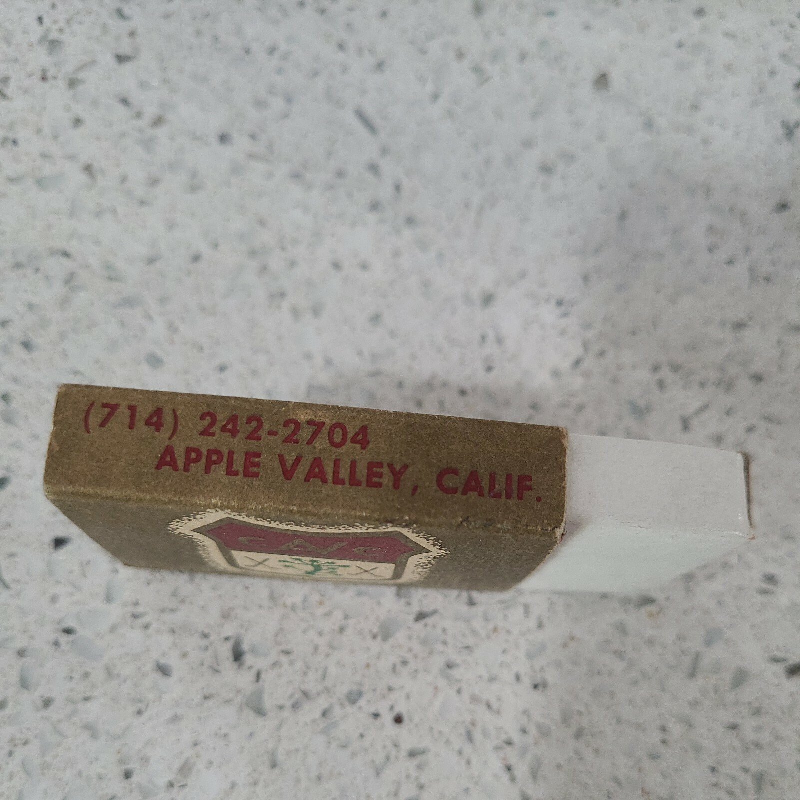 VINTAGE Apple Valley Country Club CA MATCHBOOK RARE NICE