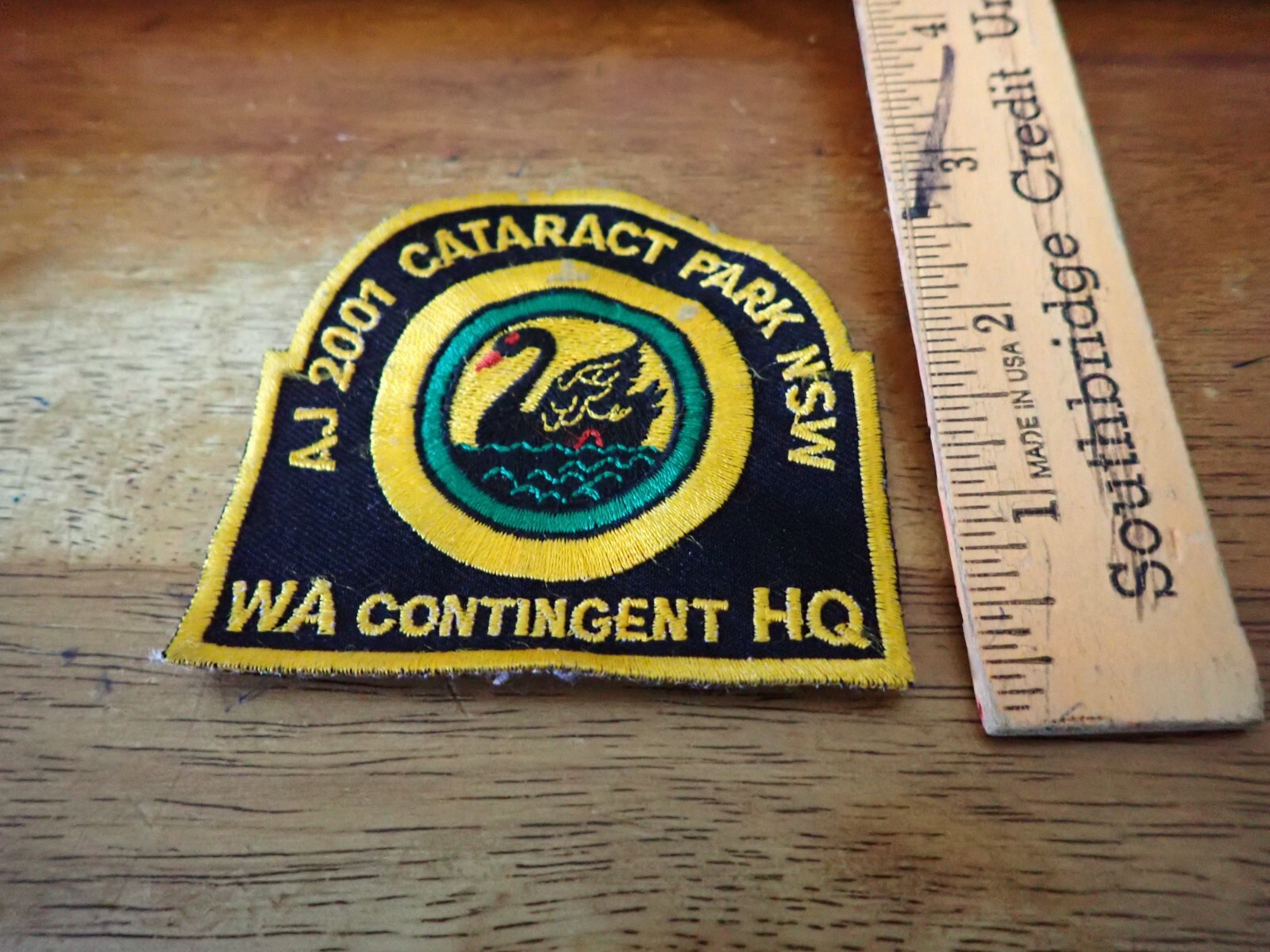 A J 2001 CATARACT PARK NSW WA CONTINGENT HQ NATIONAL PARK PATCH BX G #19
