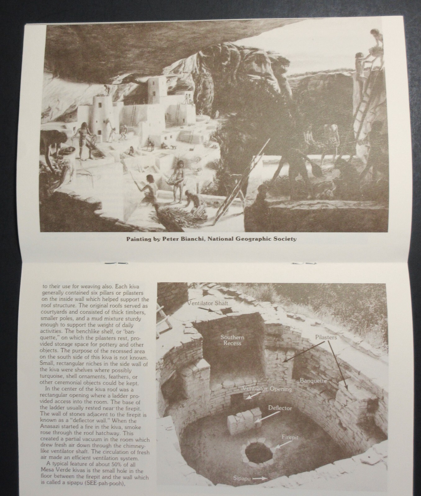 1976 Mesa Verde Cliff Palace Pamphlet – Partner with National Park Service