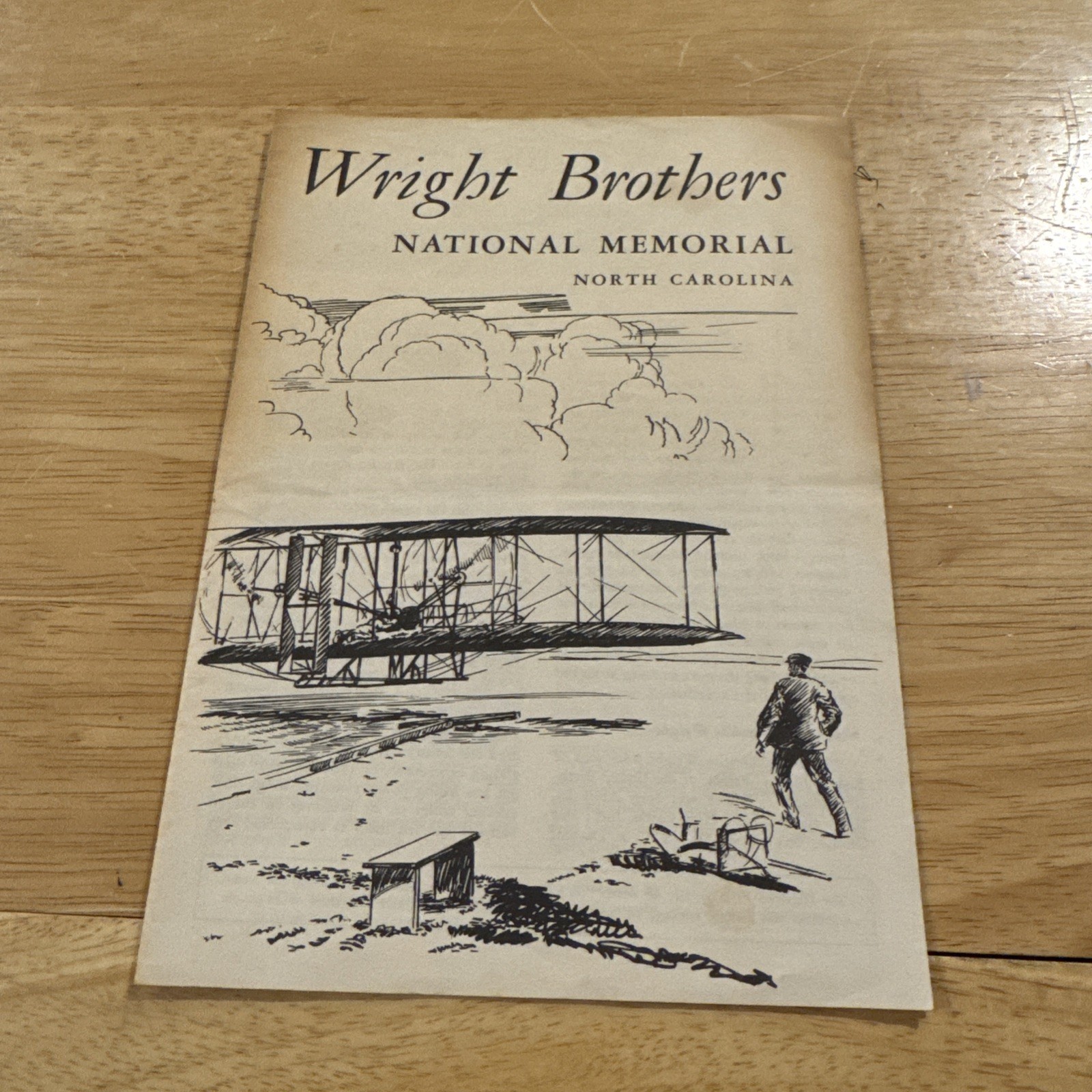 1959 Wright Brothers National Memorial Brochure Pamphlet North Carolina OBX