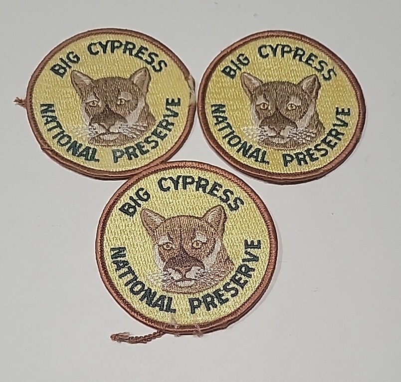(3) Big Cypress National Preserve Souvenir Travel Patch