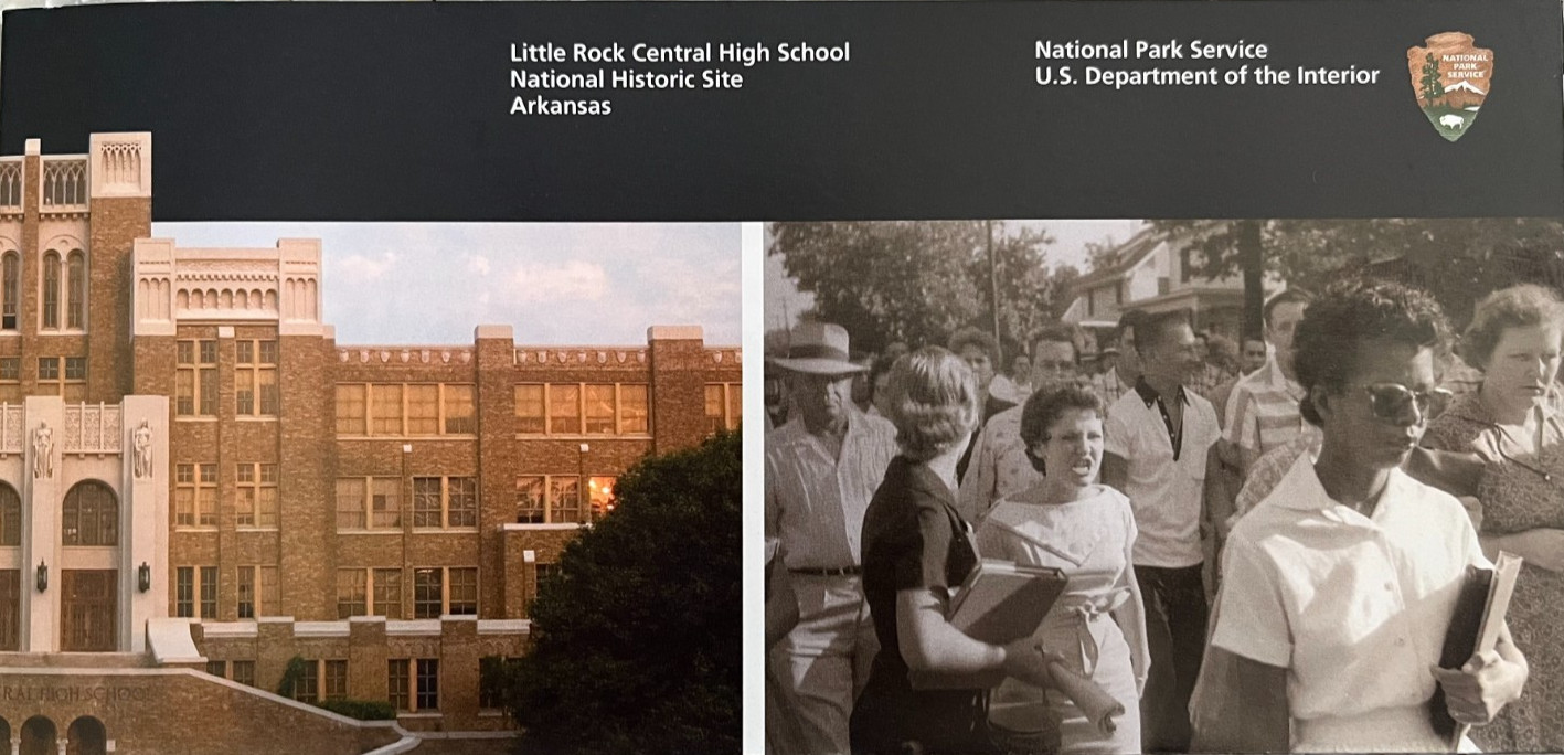 LITTLE ROCK CENTRAL HIGH SCHOOL NATIONAL PARK SERVICE UNIGRID BROCHURE GPO 2024