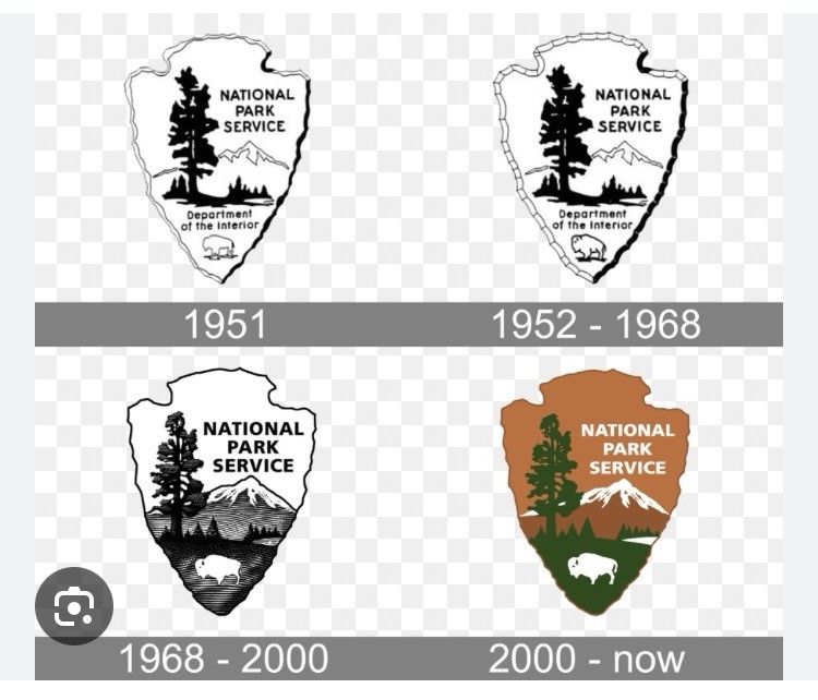 NOS Vintage 1950’s – 1960’s NATIONAL PARK SERVICE Logo Sticker / Decal