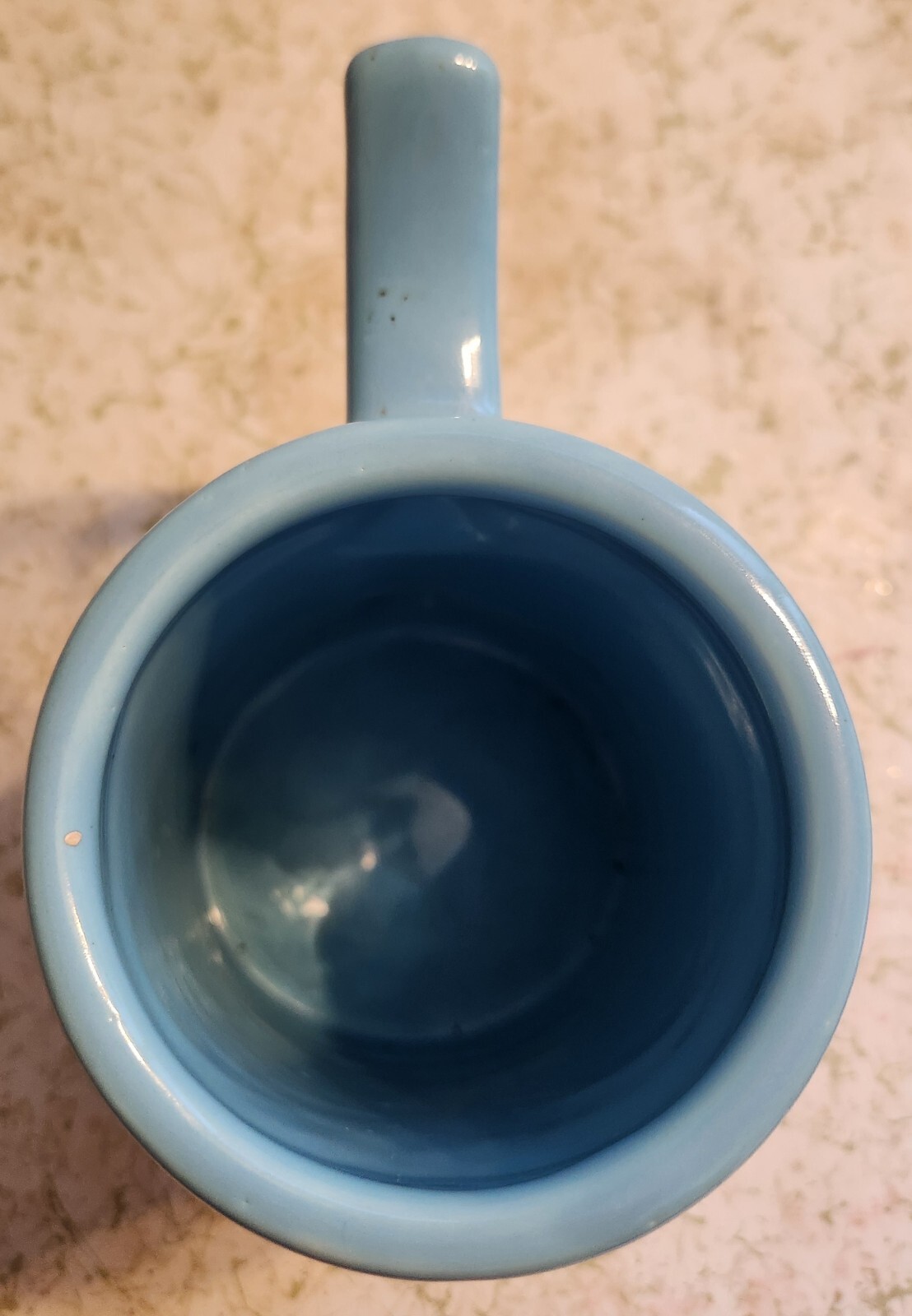VTG Large Ceramic Powder Blue Mug Great Smoky Mountains National Park 20 Oz.