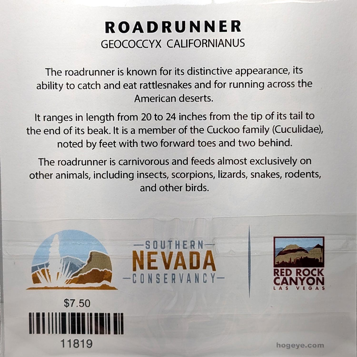 Red Rock Canyon Las Vegas Nevada State Road Runner Embroidered Patch Souvenir
