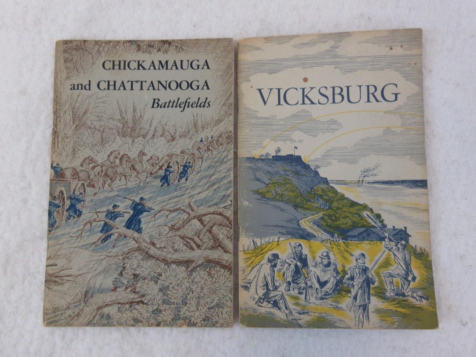 Lot 2 CIVIL WAR NATIONAL MILITARY PARK Guides Chickamauga Chattanooga Vicksburg