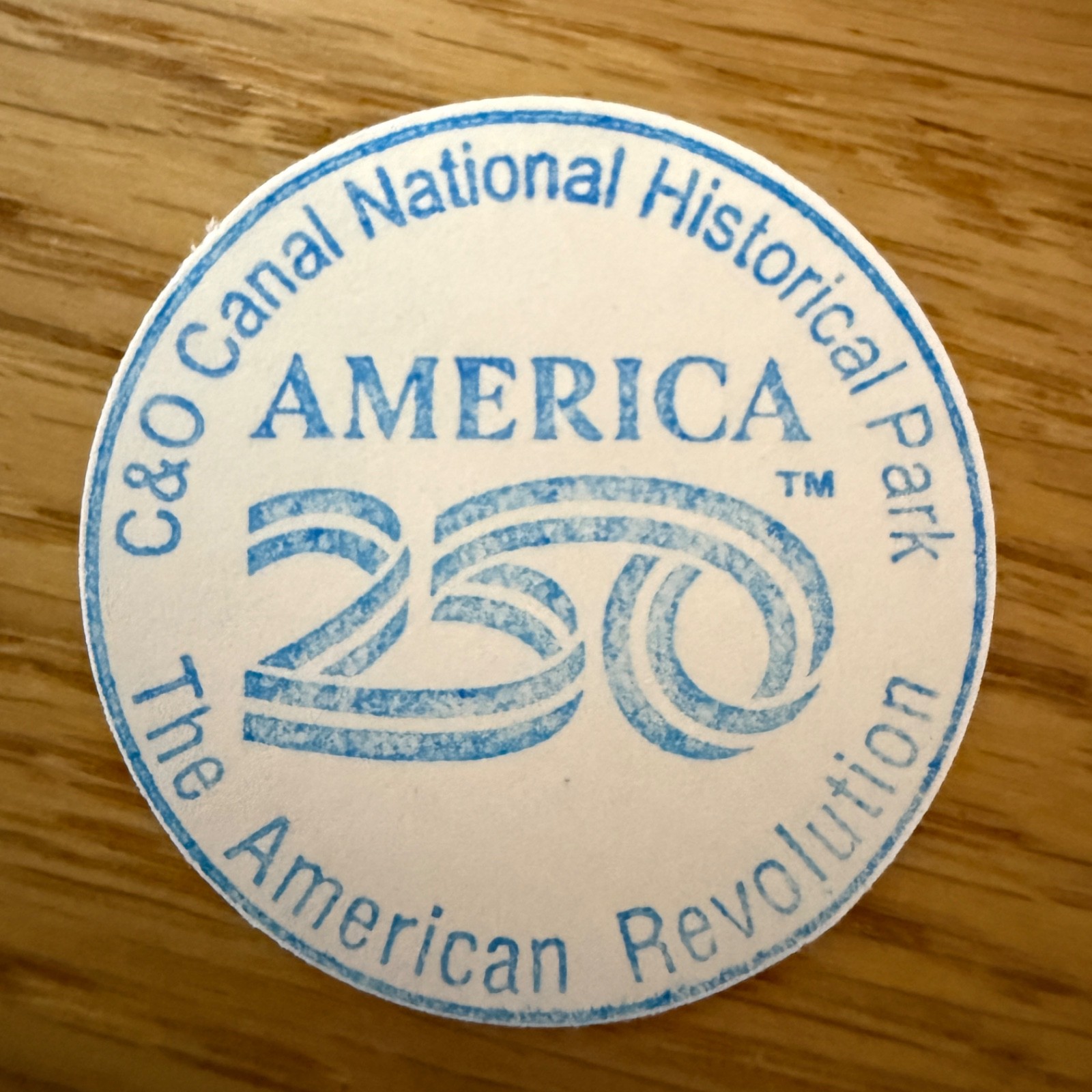 C&O Canal National Historical Park America 250 National Park Passport Stamp