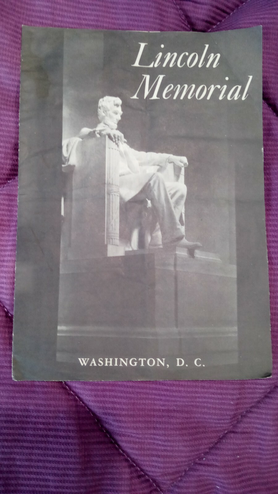 1964 Lincoln Memorial Pamphlet Department of the Interior Washington D. C.