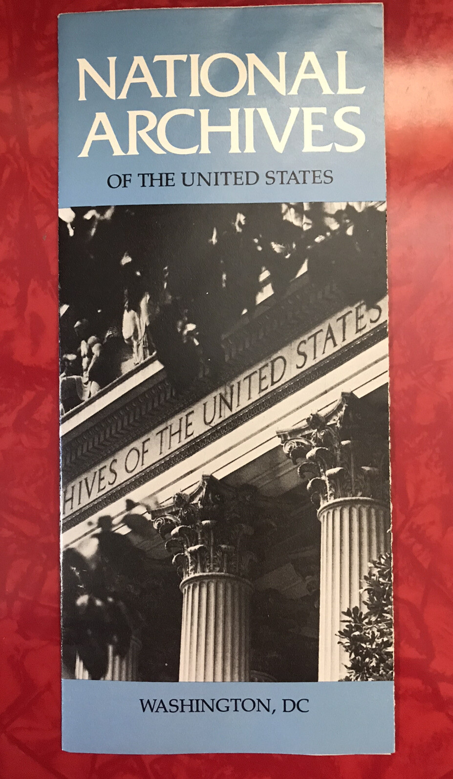 NATIONAL ARCHIVES – WASHINGTON D.C. vintage 16-PAGE BROCHURE 1986