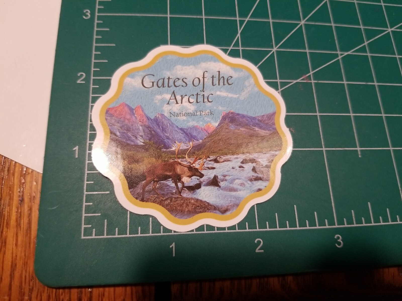 Gates of The Arctic National Park Vinyl Sticker / Decal. Waterproof 2.5″