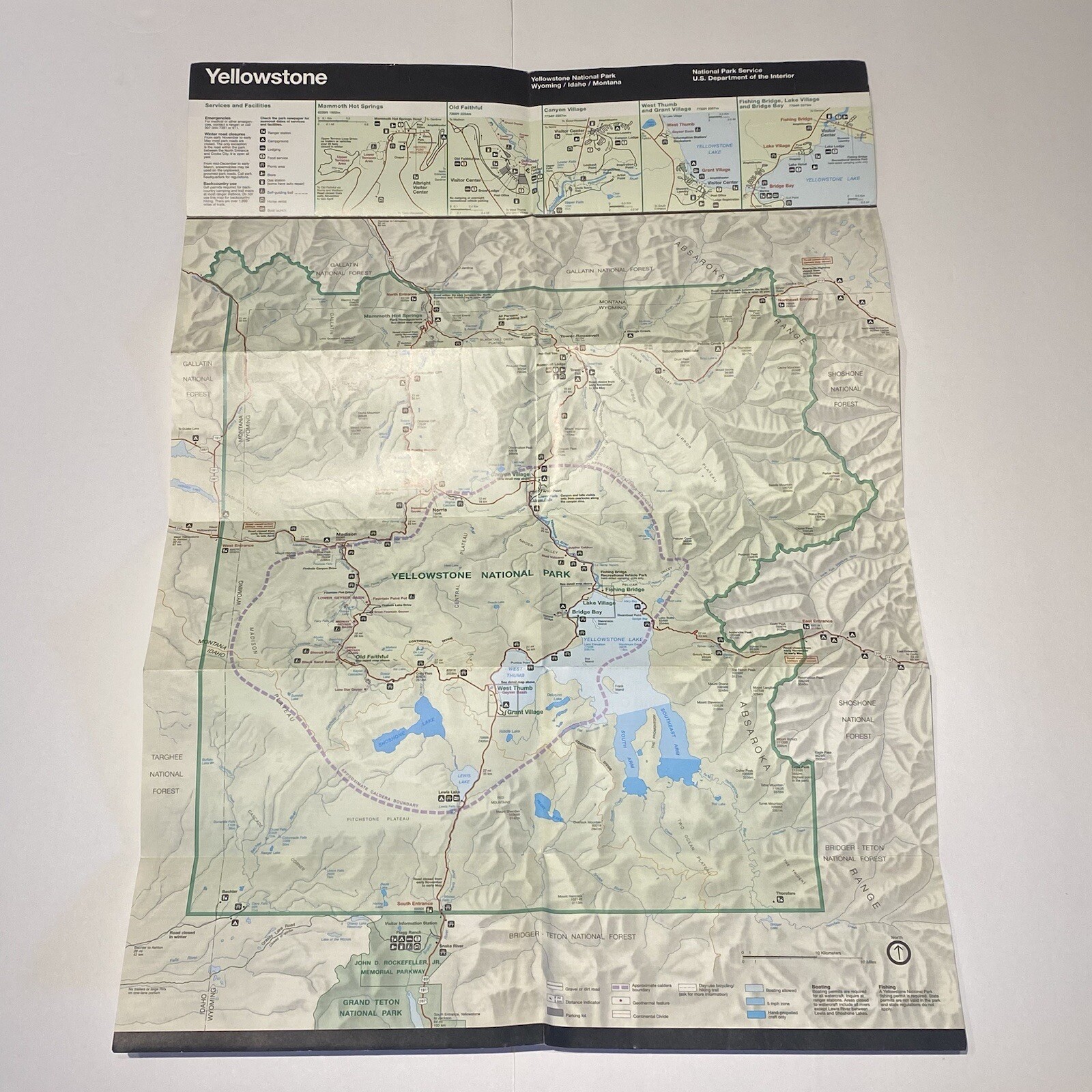 Yosemite National Park Official Map And Guide 1997 + Travelers Guide