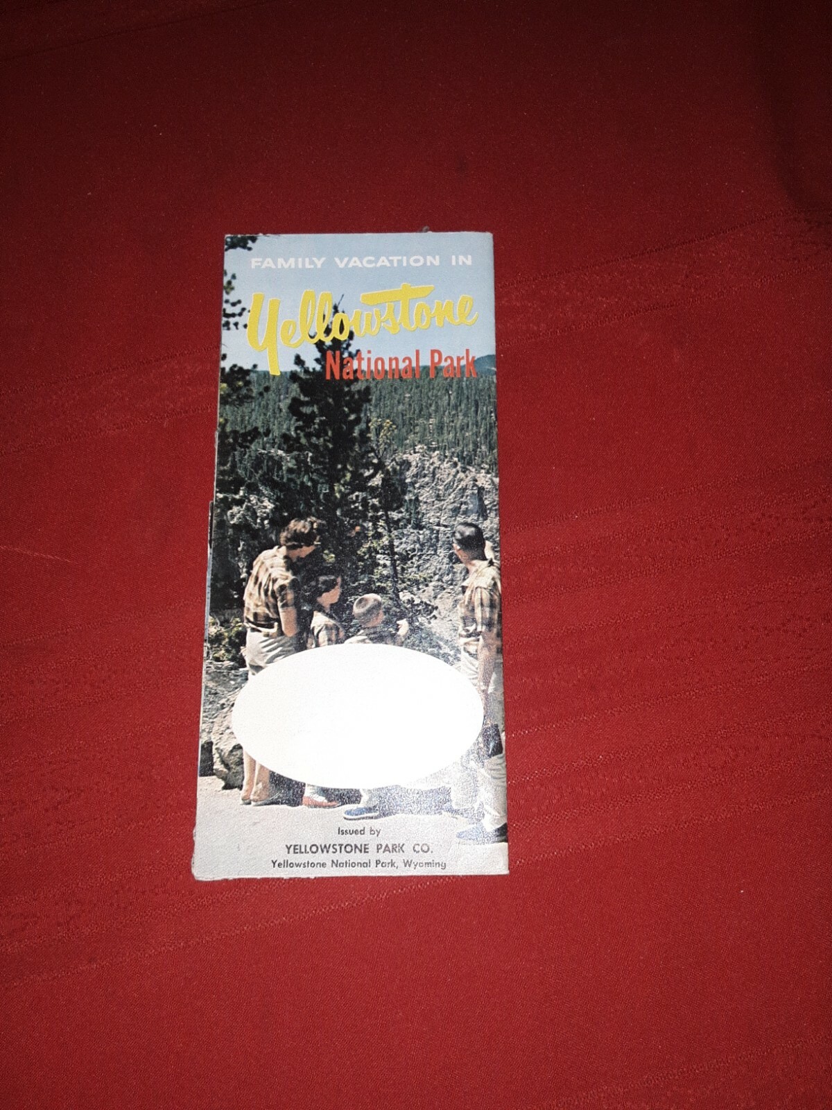 Yellowstone National Park Booklet 1963