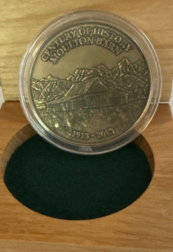 Century Of History Moulton Barn, Grand Teton National Park Token 1913-2013