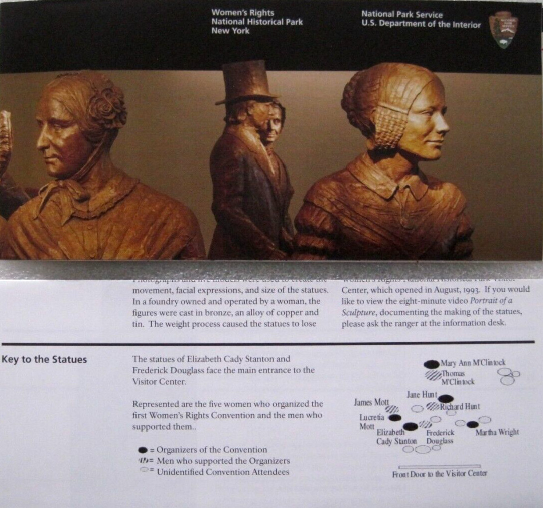 Lot Of 2 Women’s Rights Historical Park National Park Service Unigrid Brochure