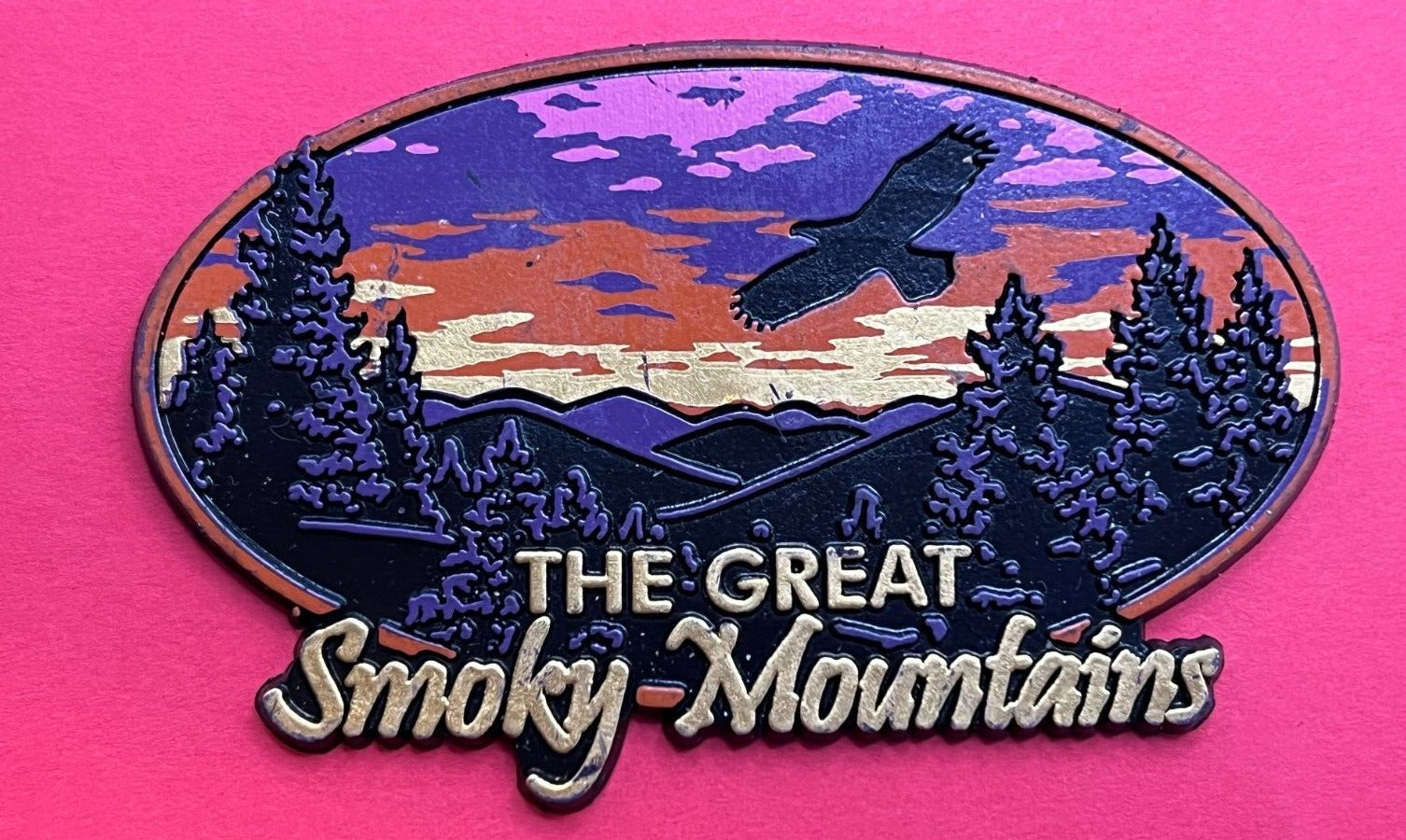 THE GREAT SMOKY MOUNTAINS ~ Souvenir Refrigerator Magnet ~0.125 x 2.25 x 3.75 in