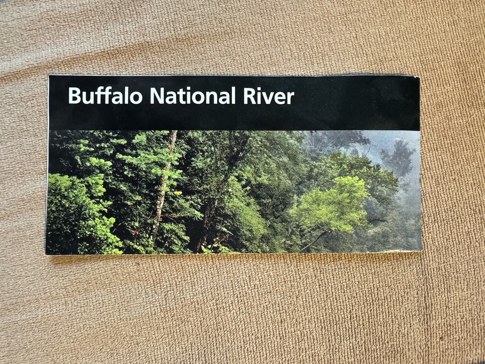 Buffalo National River NPS AR Unigrid Brochure/Pamphlet/Map GPO 2018