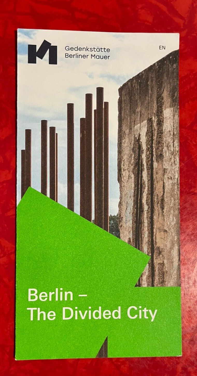 BERLIN WALL MEMORIAL BROCHURE – ENGLISH