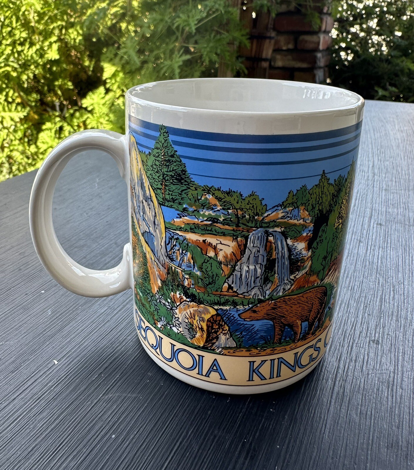 Sequoia Kings Canyon National Parks Souvenir Cup Mug ceramic 4 Inch Tall
