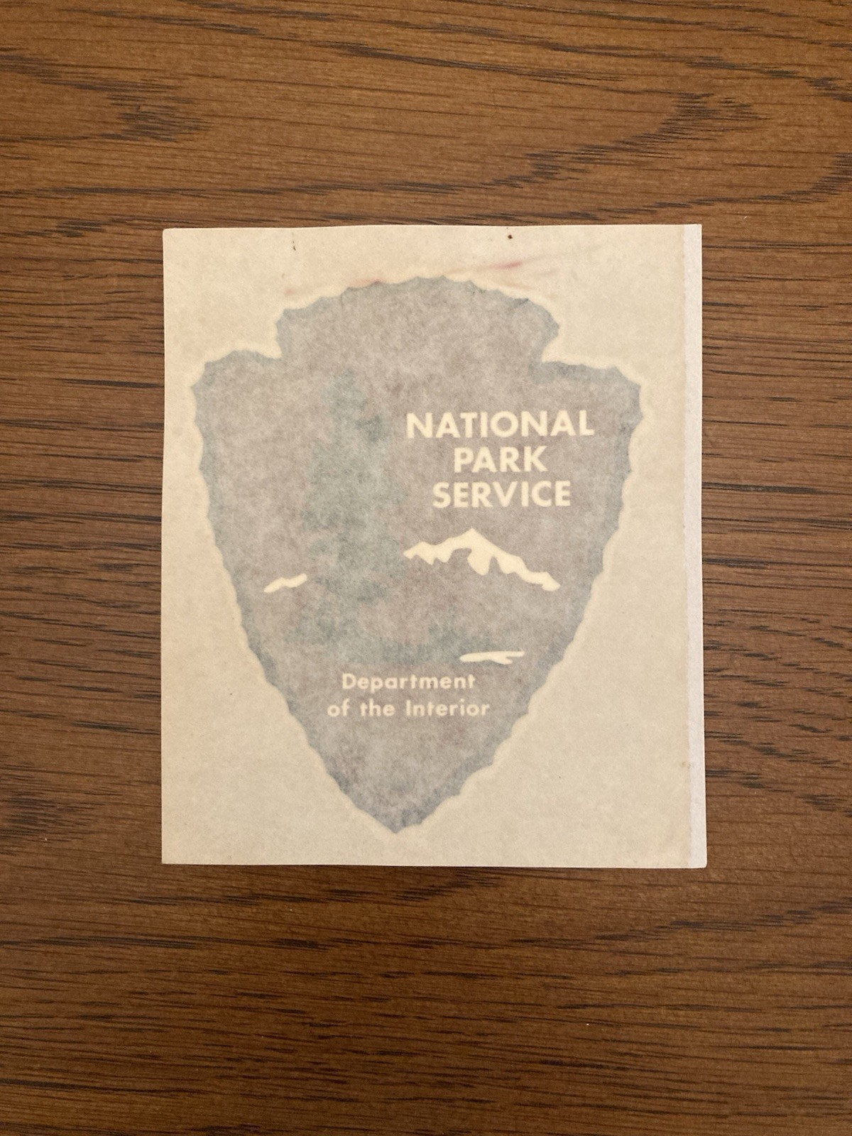 NOS Vintage 1950’s – 1960’s NATIONAL PARK SERVICE Logo Sticker / Decal