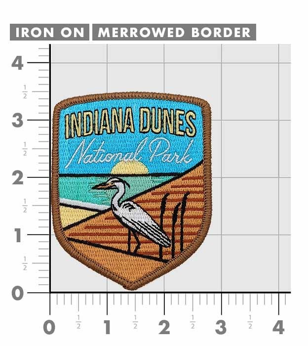 Indiana Dunes National Park Patch Iron-On Applique Souvenir Gift