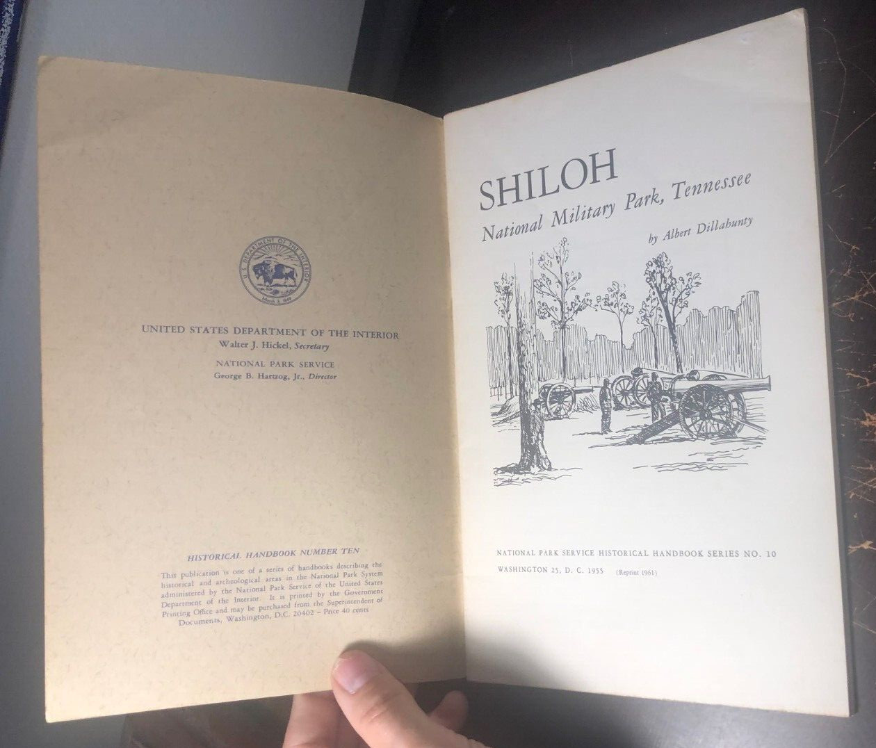 VINTAGE Shiloh National Military Park Booklet / 1961