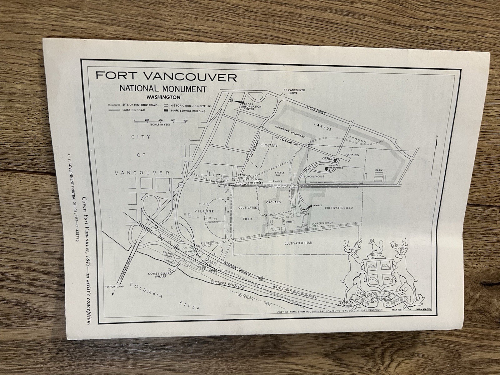 Fort Vancouver National Monument – Historical Brochure (Washington)