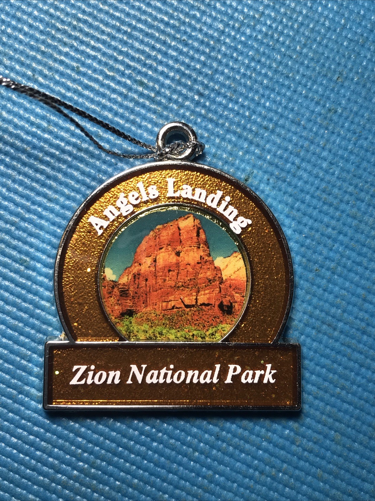 Vintage Utah Zion National Park Angels Landing Ornament Free Shipping