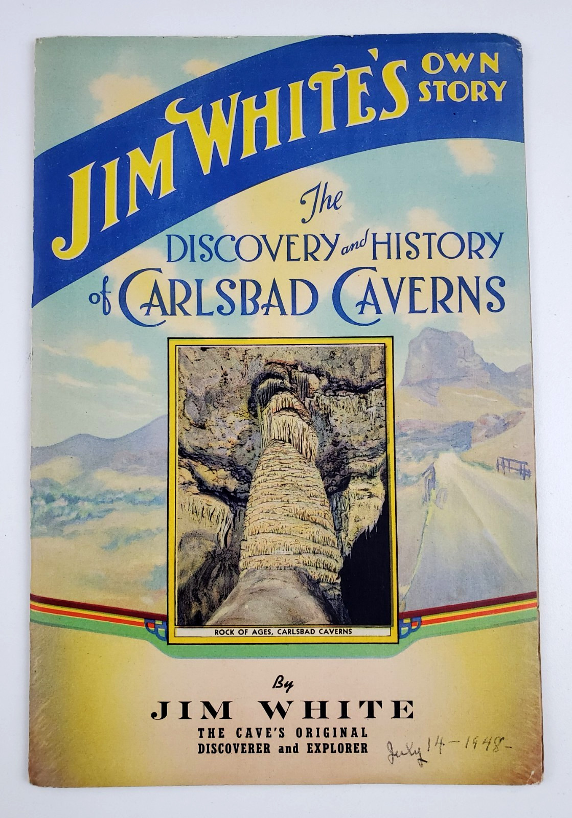 1948 Carlsbad Caverns NM Jim White’s Story Signed Autographed Vintage Booklet