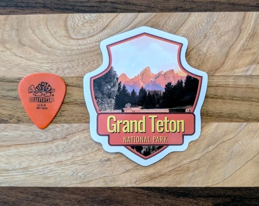 A Set Of Six (6) 3″ GRAND TETON National Park Sticker Decal