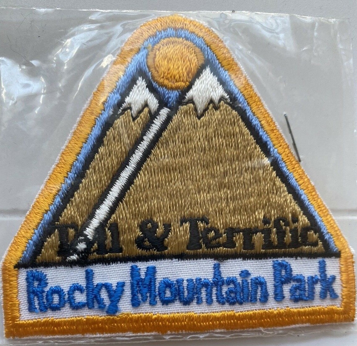 NIP Tall & Terrific Rocky Mountain Park Colorado Rockies Embroidered Patch Badge