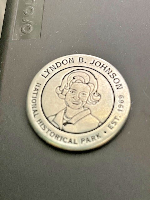 Lyndon B Johnson National Historical Park Texas National Park Coin Token