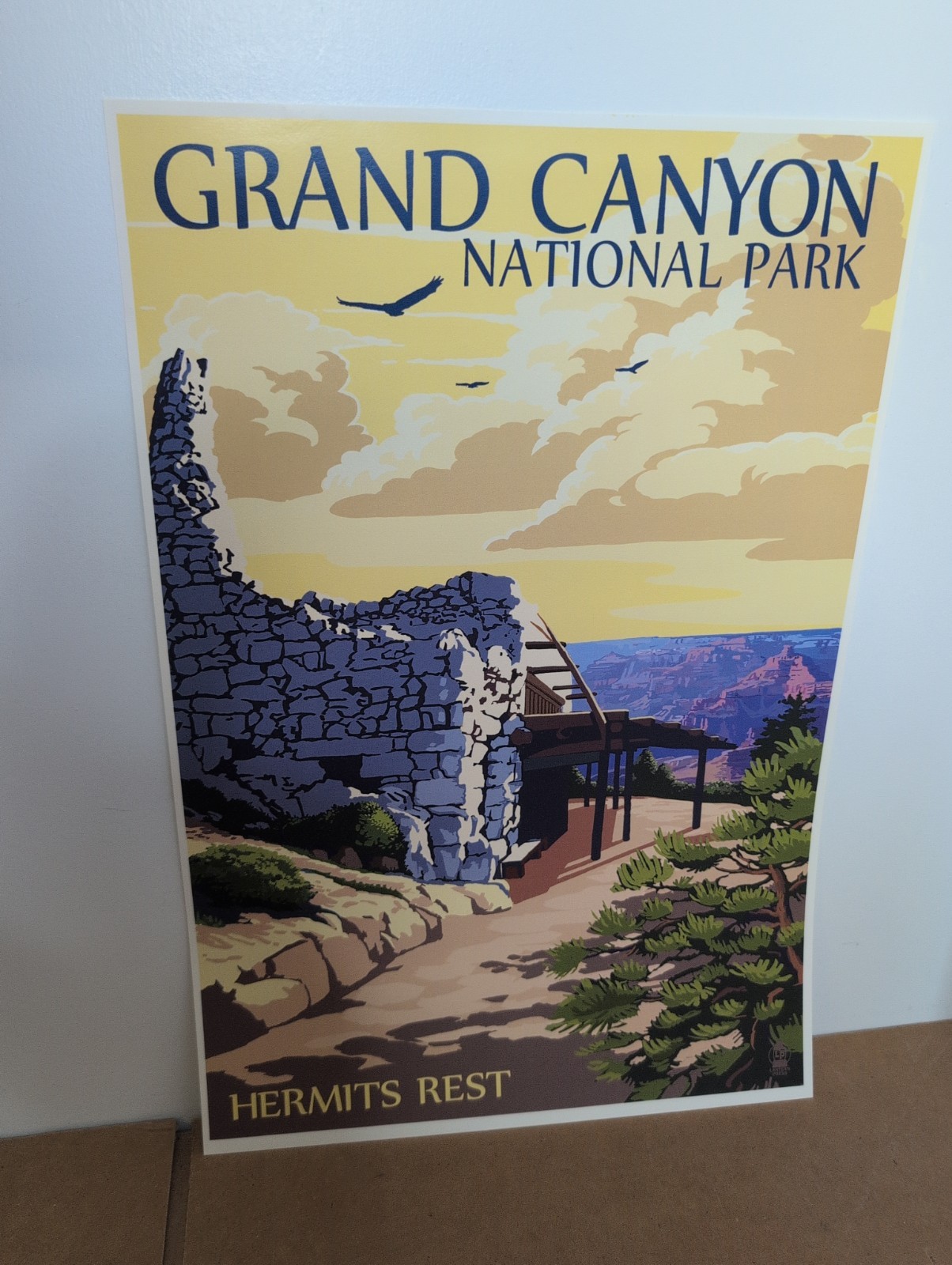 Grand Canyon National Park Hermit’s Rest Poster 18 In X 12 In Lantern Press