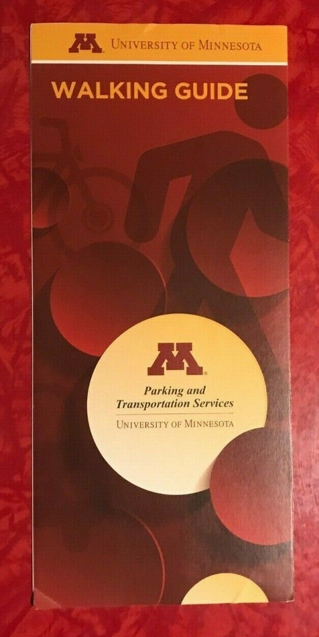 UNIVERSITY OF MINNESOTA WALKING GUIDE & MAP 8-PAGE BROCHURE 2015