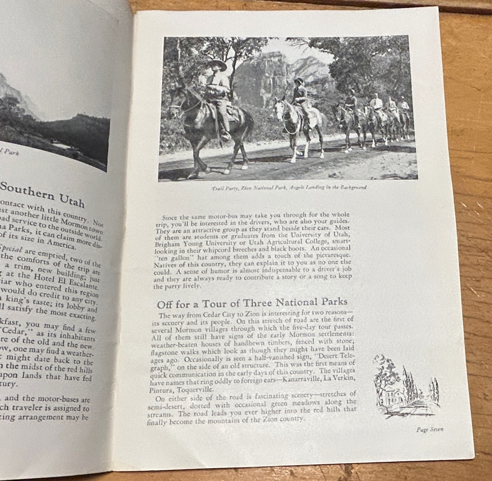 1931 UNION PACIFIC RAILROAD ZION BRYCE GRAND CANYON NATIONAL PARK BOOKLET FULTON