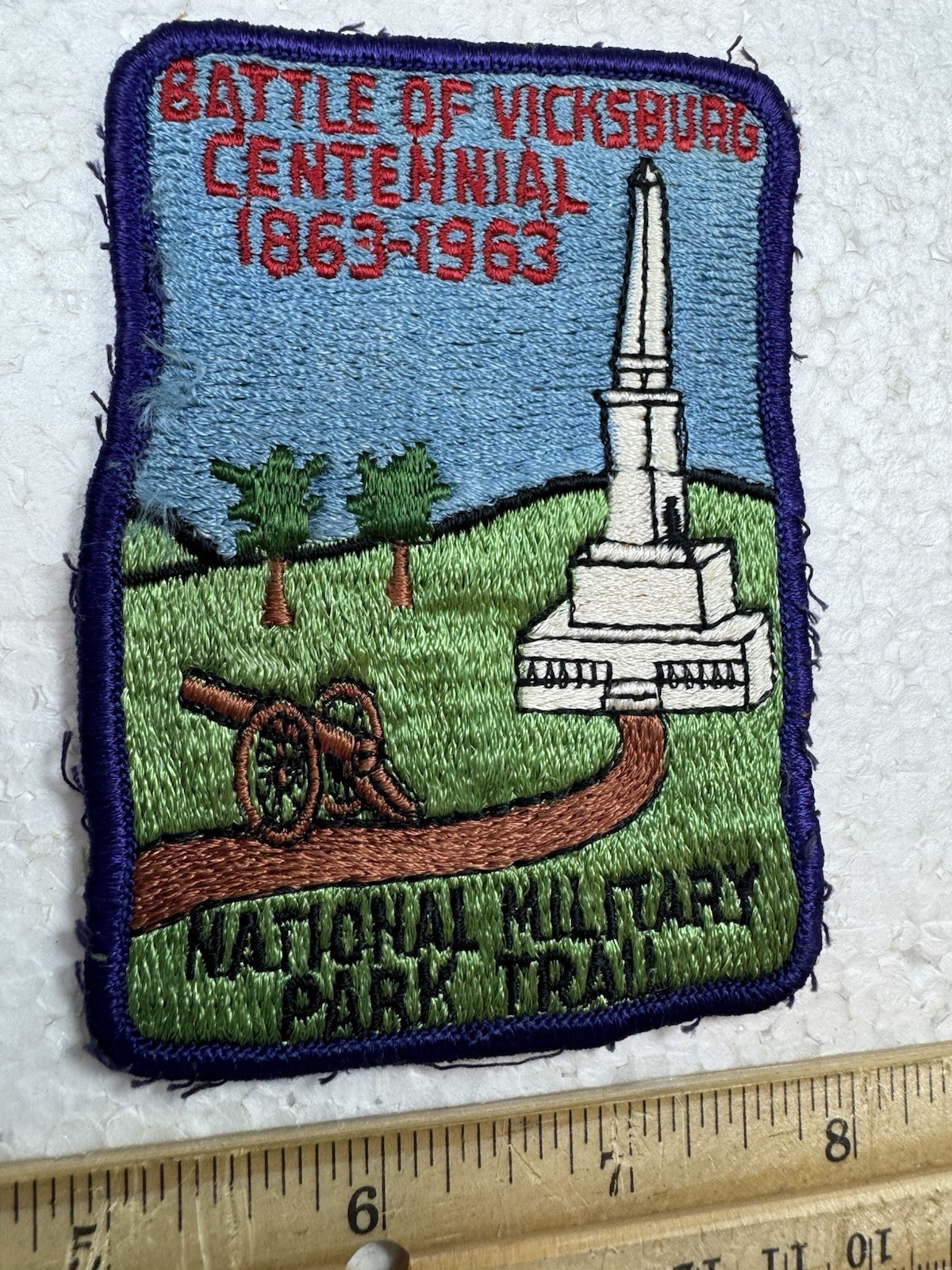 Vintage 1963 Battle Of Vicksburg Centennial Patch