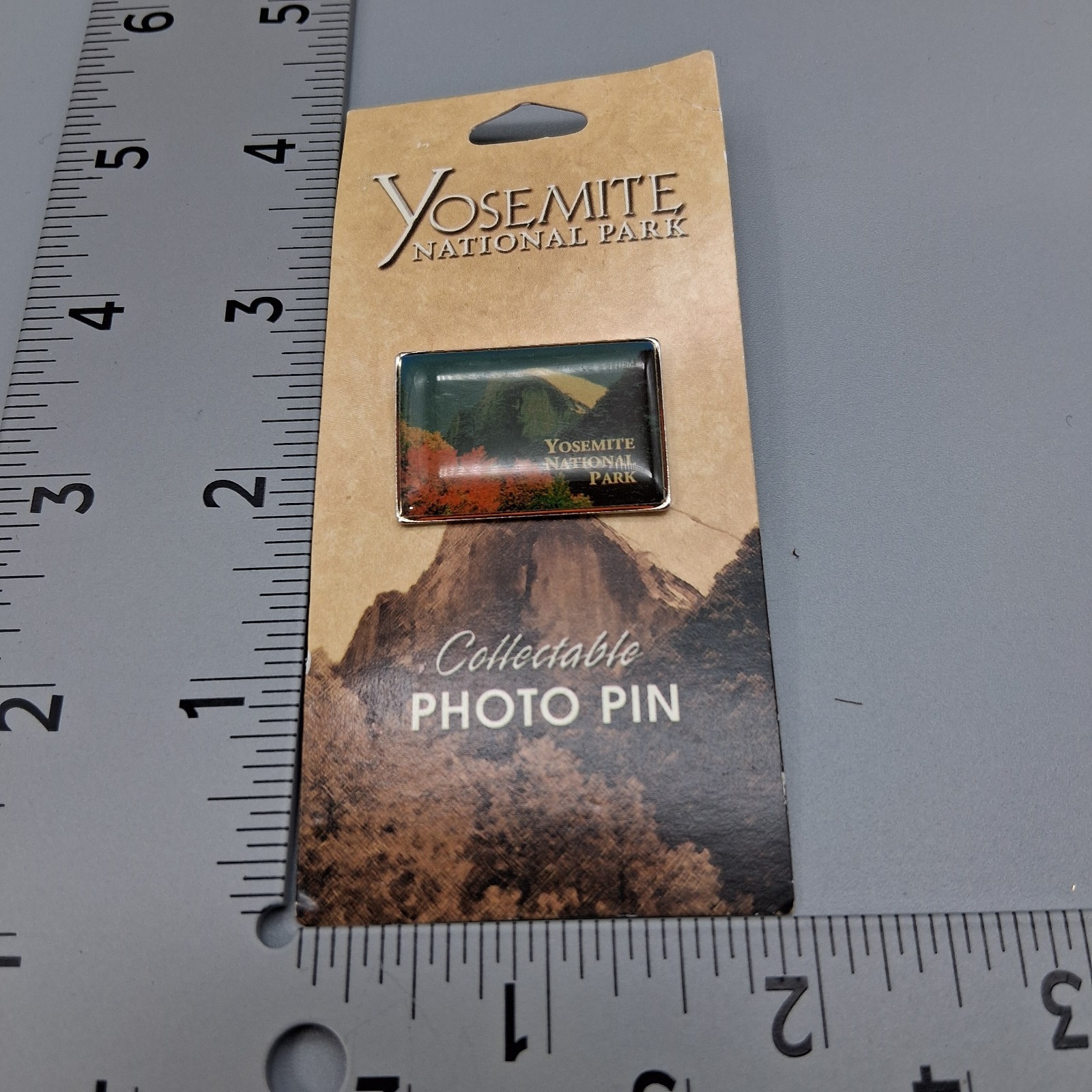 Collectable Yosemite National Park Half Dome Photo Lapel Pin Badge