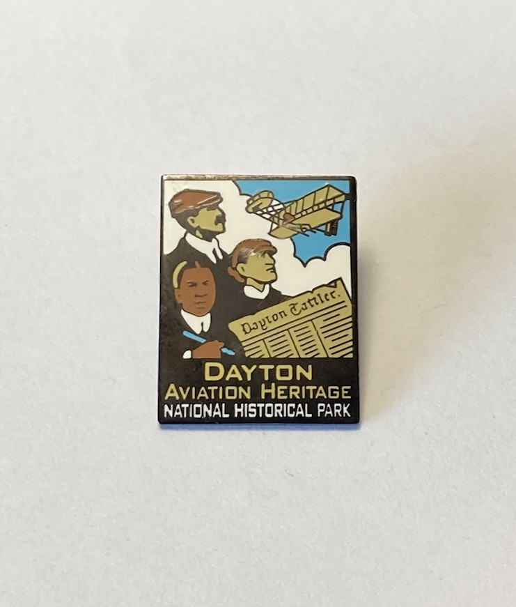 Vintage Dayton Aviation Heritage National Park Enamel Pin Vintage Plane