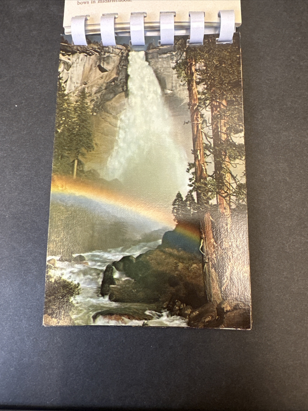 1955 Yosemite Picture And Photo Guide Spiral Bound 6″ x 3.5″ Souvenir Book