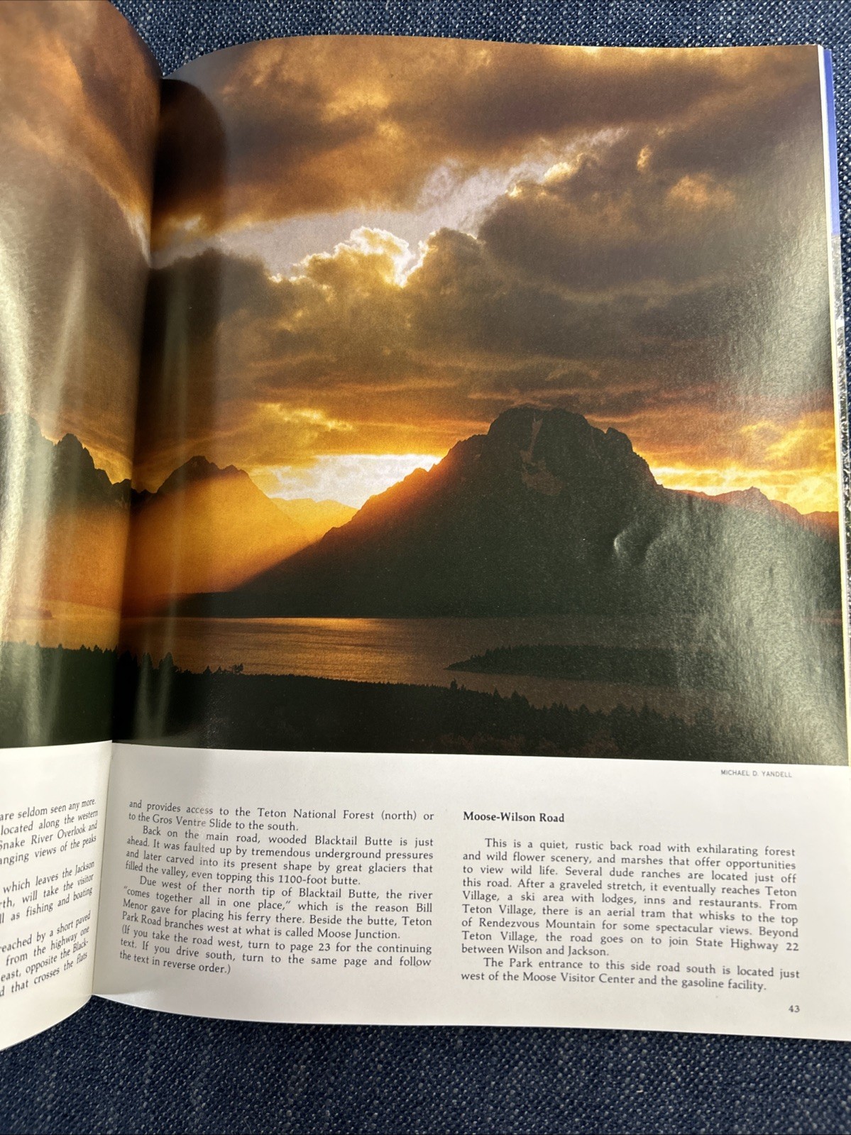National Parkways Grand Teton Park Magazine 1976 Vintage Travel Book Souvenir WY