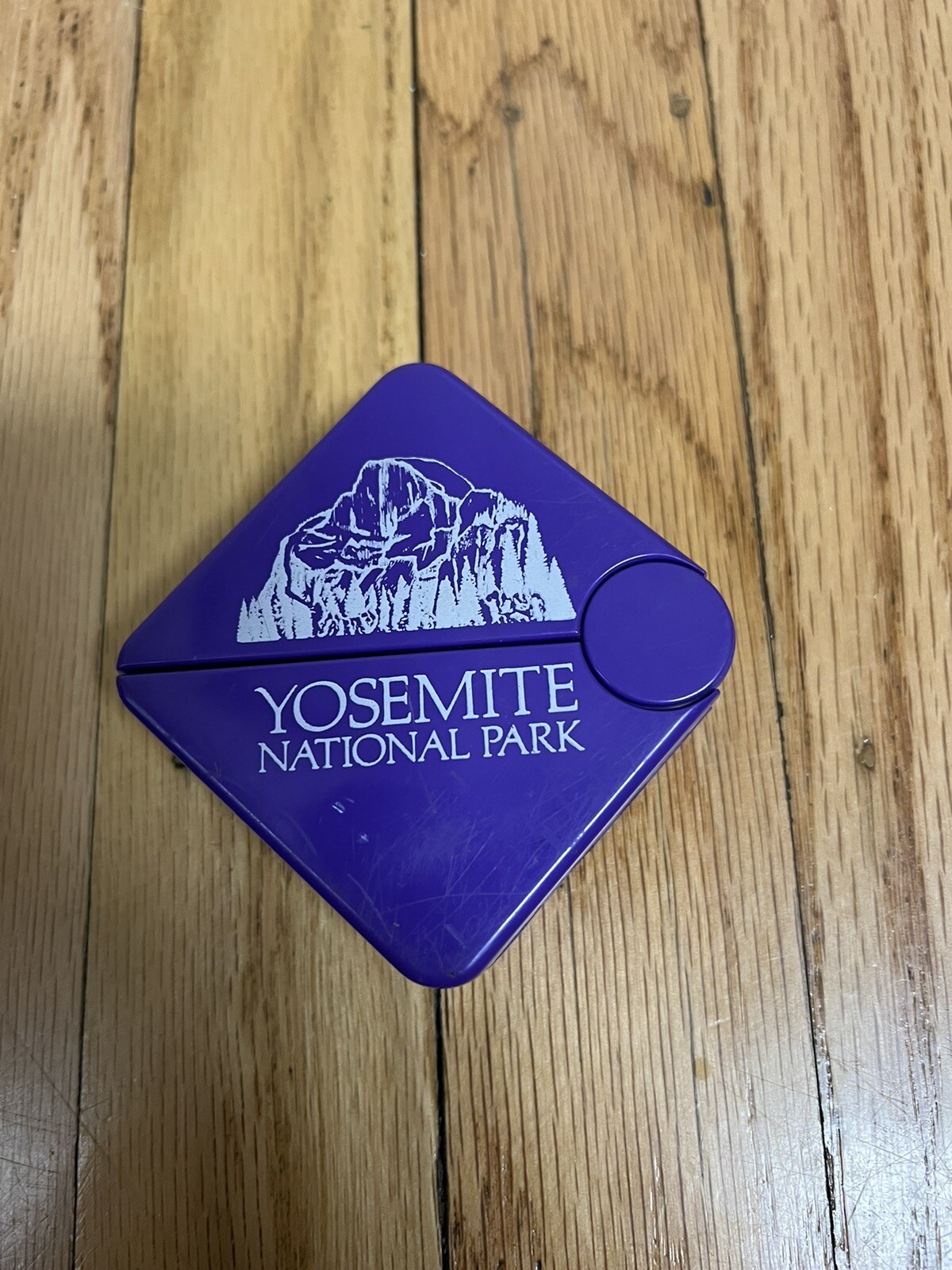 Vintage 1990s Yosemite National Park Purple Foldable Binoculars Souvenir Promo