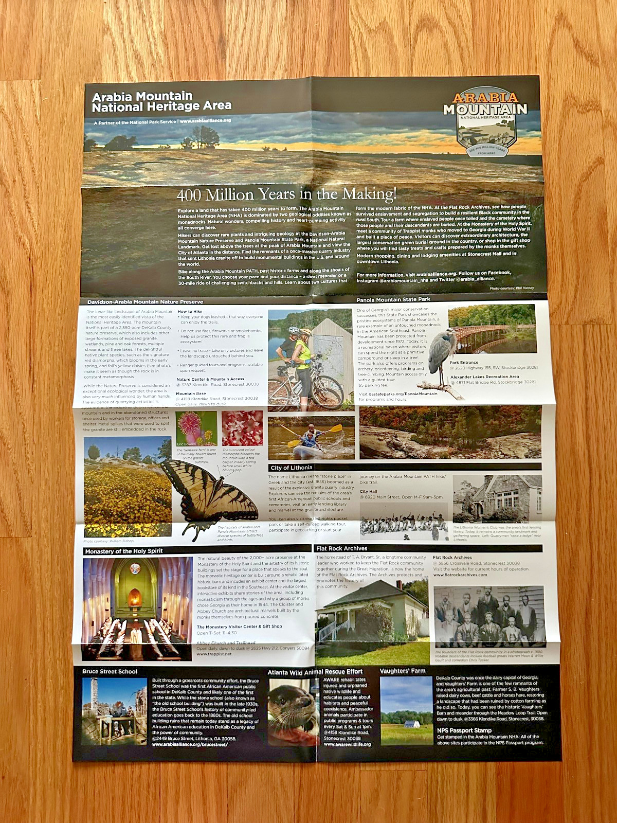 Arabia Mountain National Heritage Area National Park Service Brochure